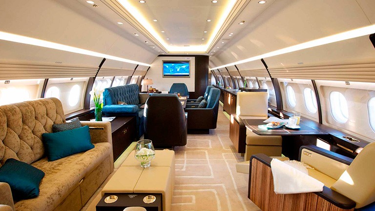 cabin Boeing Business Jet (BBJ)